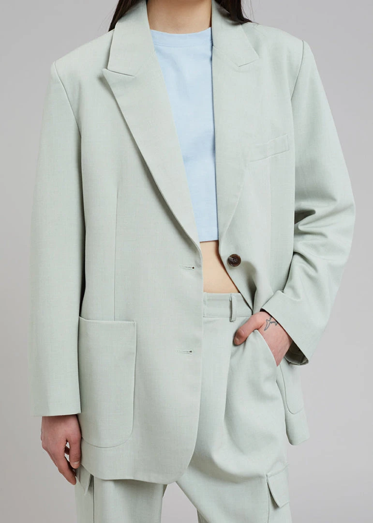 The Frankie Shop Samson Blazer - Mint CLOTHING