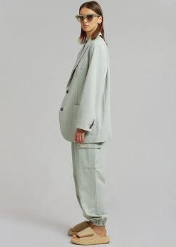 The Frankie Shop Samson Blazer - Mint CLOTHING
