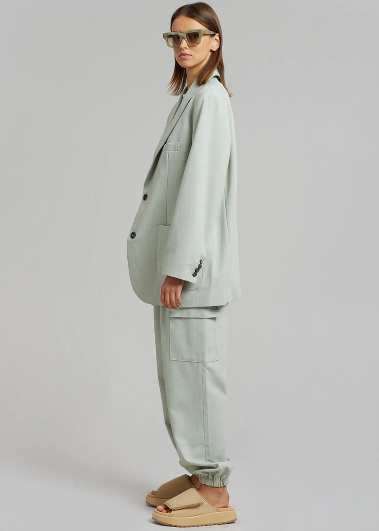 The Frankie Shop Samson Blazer - Mint CLOTHING