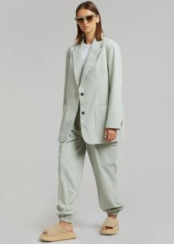 The Frankie Shop Samson Blazer - Mint CLOTHING