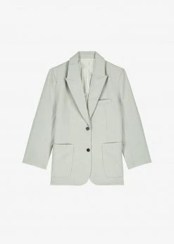 The Frankie Shop Samson Blazer - Mint CLOTHING