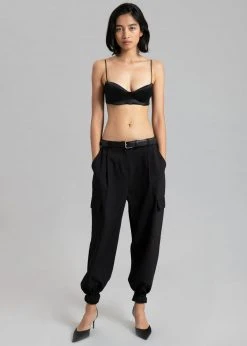 The Frankie Shop CLOTHING Samson Cargo Pants - Black