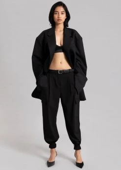 The Frankie Shop CLOTHING Samson Cargo Pants - Black