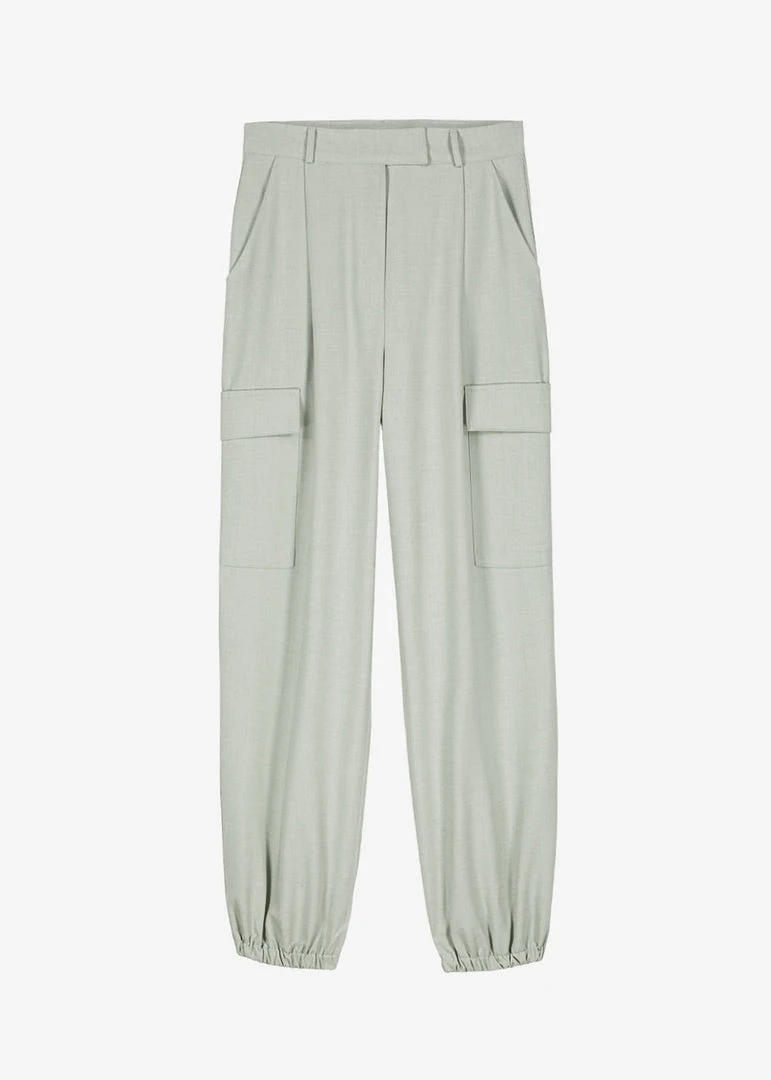 The Frankie Shop Samson Cargo Pants - Mint