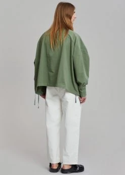 The Frankie Shop Men Seb Cargo Shirt - Army Green