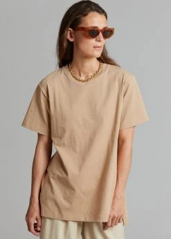 The Frankie Shop Signe Tee - True Tan