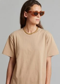 The Frankie Shop Signe Tee - True Tan