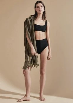 Swimwear Solaqua La Bocca Terry Towel - Olive Green