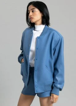 Paper Moon Sophia Bomber Jacket - Blue