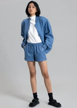Paper Moon Sophia Bomber Jacket - Blue