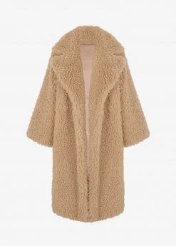 VanNzilL CLOTHING Stass Sherpa Coat - Natural