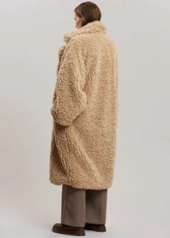 VanNzilL CLOTHING Stass Sherpa Coat - Natural