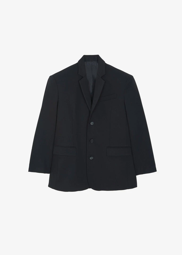 The Frankie Shop Tansy Oversized Blazer - Black