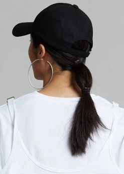 The Frankie Shop Frankie Baseball Hat - Black ACCESSORIES