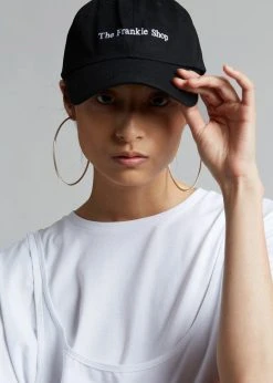 The Frankie Shop Frankie Baseball Hat - Black ACCESSORIES
