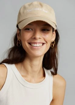 The Frankie Shop Frankie Baseball Hat - Sand ACCESSORIES