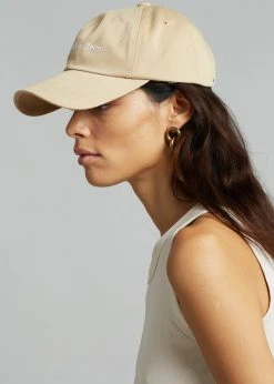 The Frankie Shop Frankie Baseball Hat - Sand ACCESSORIES