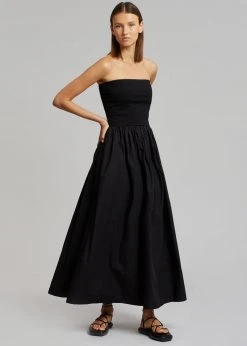 The Plan Tamo Strapless Maxi Dress - Black CLOTHING