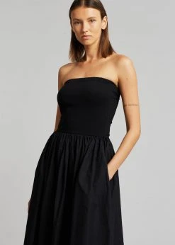 The Plan Tamo Strapless Maxi Dress - Black CLOTHING