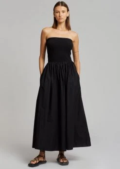The Plan Tamo Strapless Maxi Dress - Black CLOTHING