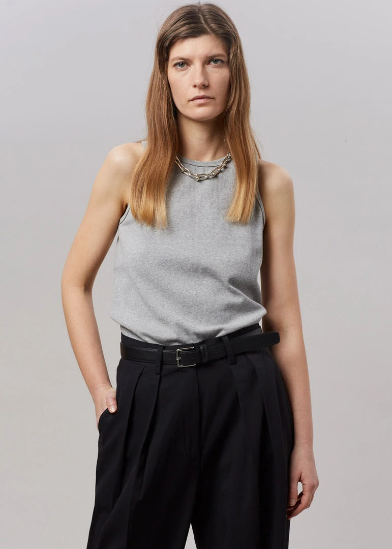 The Frankie Shop Tansy Pleated Trousers - Black