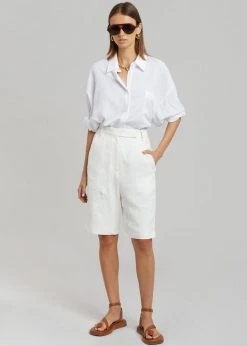Blossom CLOTHING Tara Linen Pants - Off White