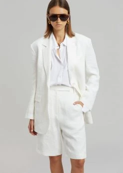 Blossom CLOTHING Tara Linen Pants - Off White