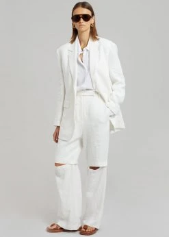 Blossom CLOTHING Tara Linen Pants - Off White