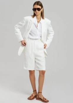 Blossom CLOTHING Tara Linen Pants - Off White