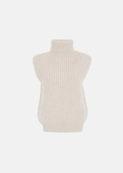Queen's Rabbit CLOTHING Teo Sleeveless Turtleneck - Birch