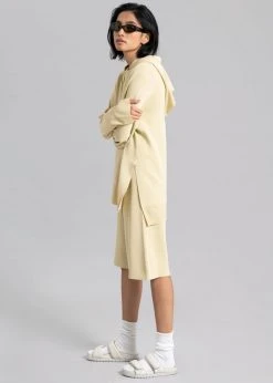 Blossom CLOTHING Thea Knit Bermuda Shorts - Straw