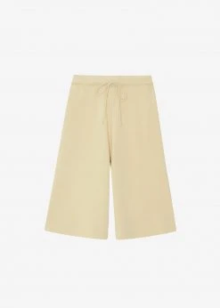 Blossom CLOTHING Thea Knit Bermuda Shorts - Straw