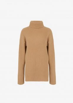 Paper Moon CLOTHING Thelma Ribbed Sweater - Camel