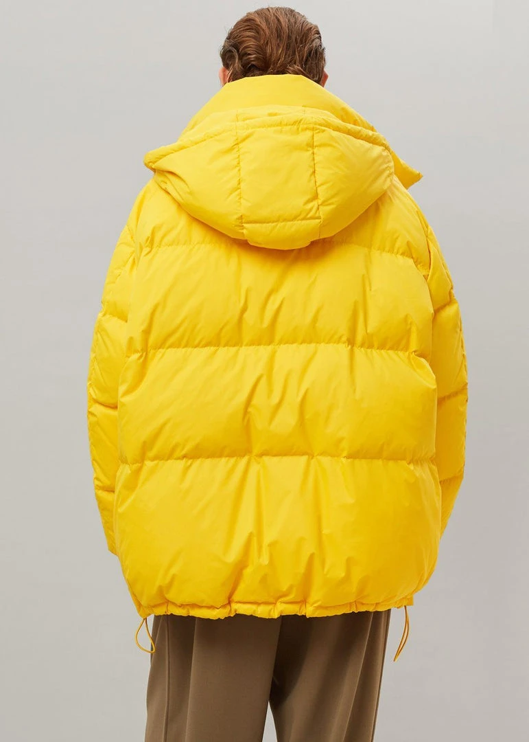 The Frankie Shop Tignes Recycled Long Puffer - Marigold
