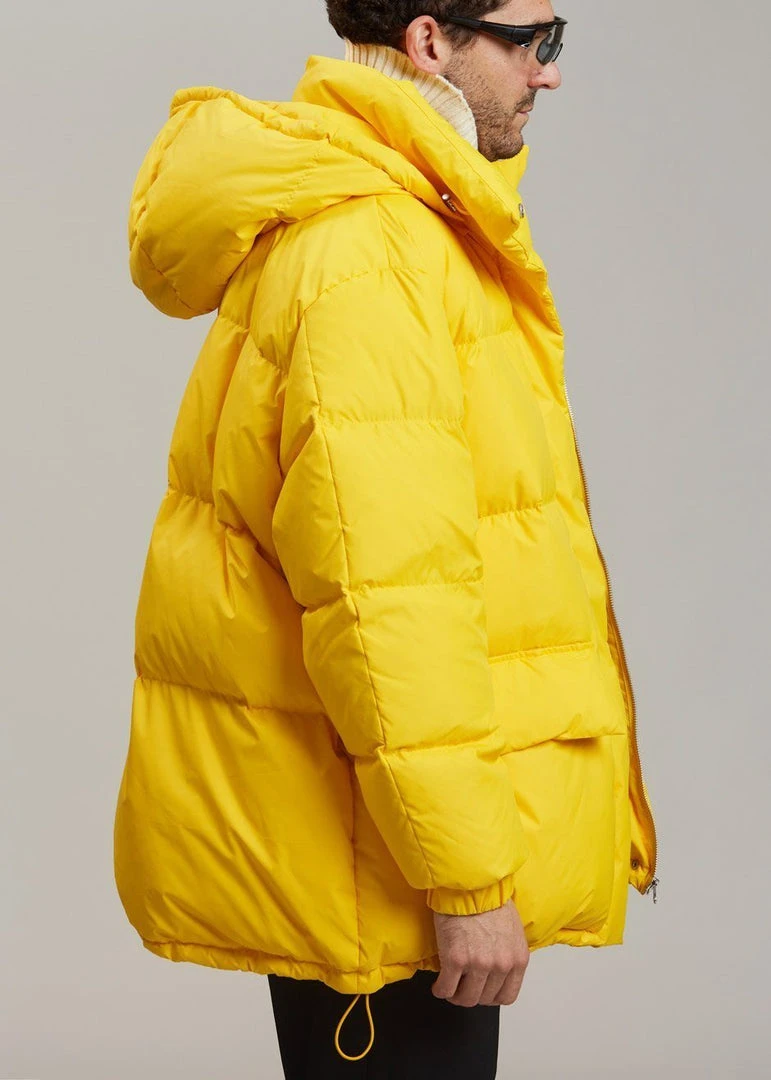 The Frankie Shop Tignes Recycled Long Puffer - Marigold