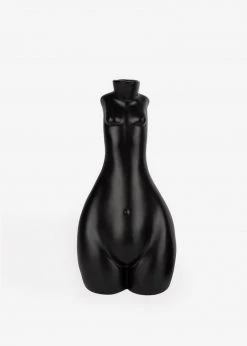 LIFESTYLE Anissa Kermiche Tit For Tat Tall Candlestick - Black