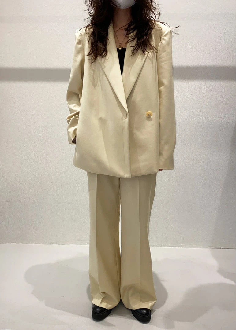 The Frankie Shop Tolko Blazer - Pale Yellow CLOTHING