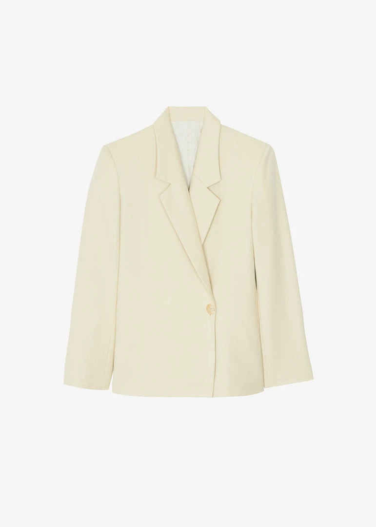 The Frankie Shop Tolko Blazer - Pale Yellow CLOTHING