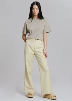 The Frankie Shop Tolko Pants - Pale Yellow