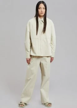 The Frankie Shop CLOTHING Tomo Pleated Pants - Beige