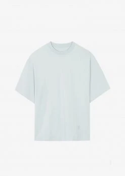 The Frankie Shop Tony Boxy T-Shirt - Light Grey Men