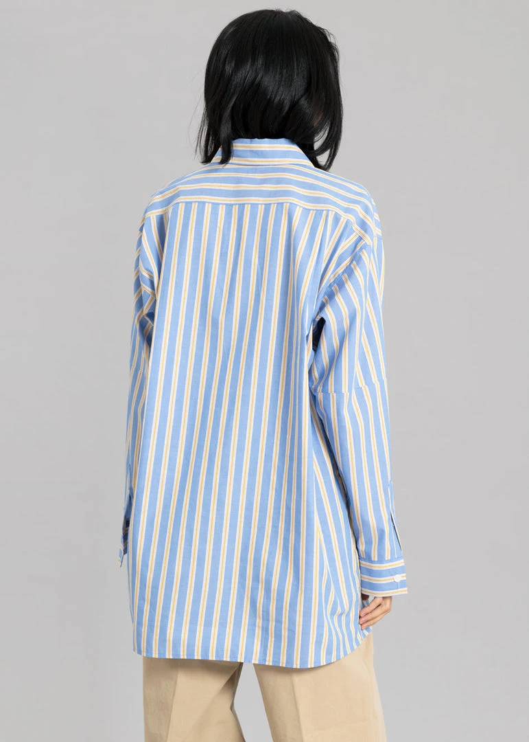 L'art Trin Stripe Shirt - Blue Combo CLOTHING