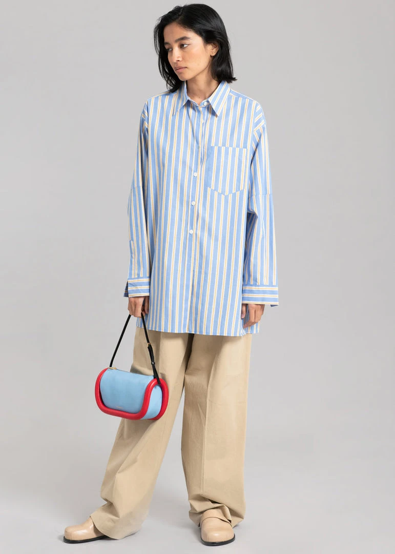 L'art Trin Stripe Shirt - Blue Combo CLOTHING