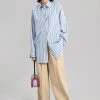 L'art Trin Stripe Shirt - Blue Combo CLOTHING
