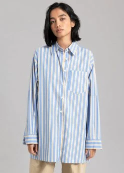 L'art Trin Stripe Shirt - Blue Combo CLOTHING