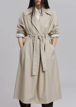 Plus Hong Tubi Trench Coat - Beige
