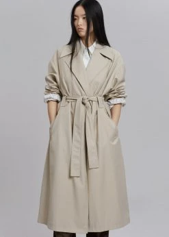 Plus Hong Tubi Trench Coat - Beige