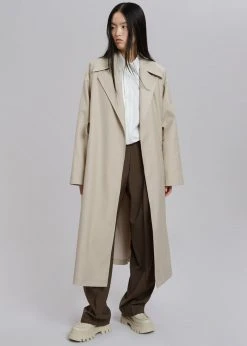Plus Hong Tubi Trench Coat - Beige