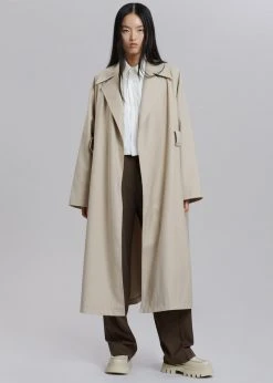 Plus Hong Tubi Trench Coat - Beige