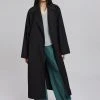 Plus Hong CLOTHING Tubi Trench Coat - Black